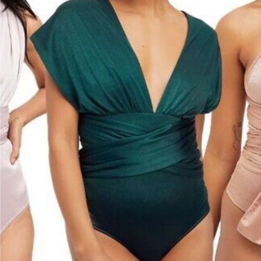 Free people wear 100 ways convertible bodysuit